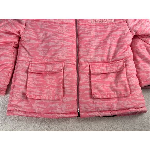 A**HOLES LIVE FOREVER UNISEX PINK CAMO PUFFER JACKET SIZE L - Picture 4 of 8
